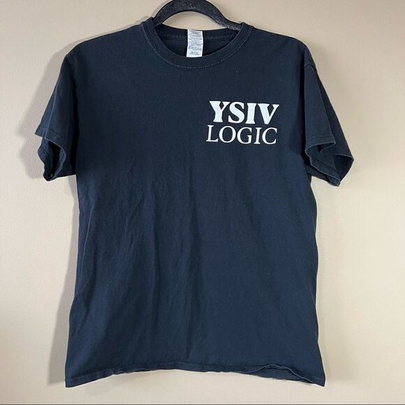 ✨ YSIV Logic Black Shirt Medium - Picture 1 of 5
